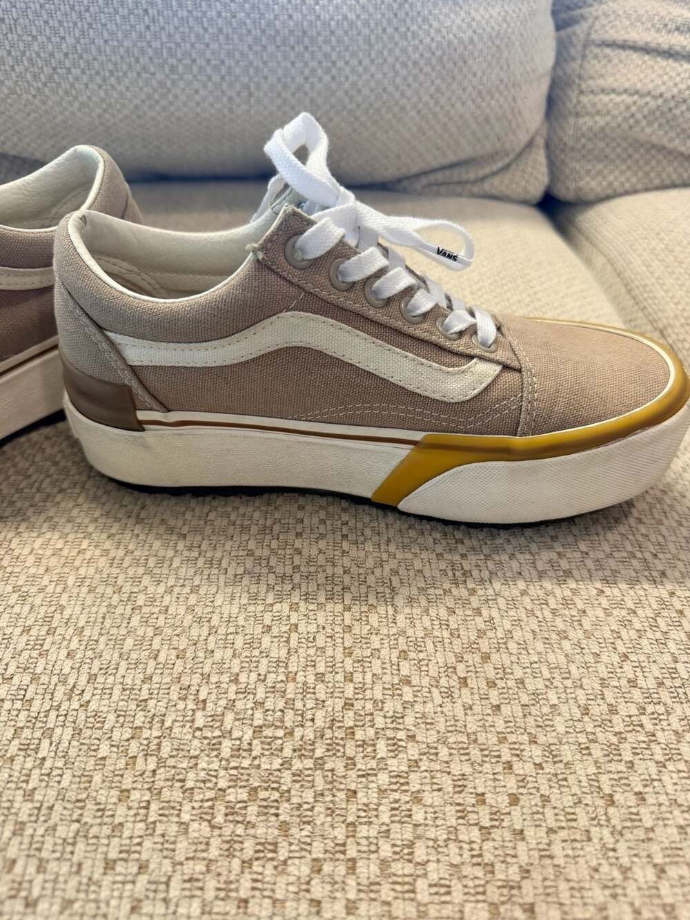 Vans Old Skool Stacked Platform Cobblestone Women's 5.5 - Picture 2 of 7